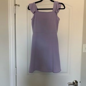 Lavender A line Dress in Lavender